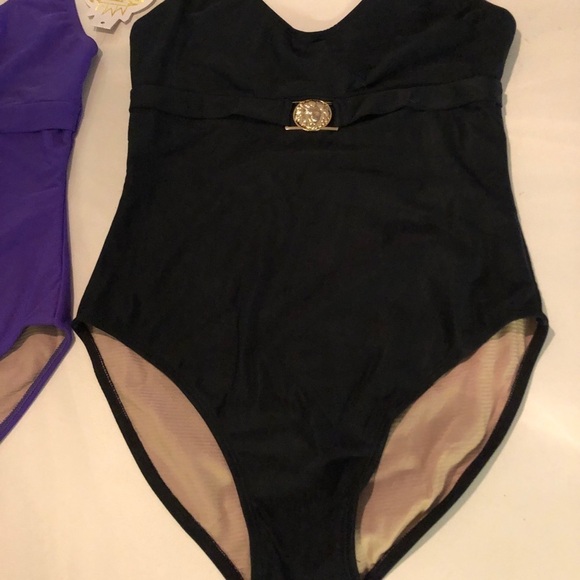 NWT One Piece Halter Purple Swimsuit Small - Picture 13 of 15